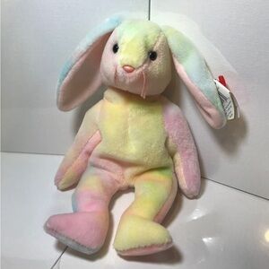 (3) Hippie the rabbit w/ERRORS, RARE | Beanie Babies